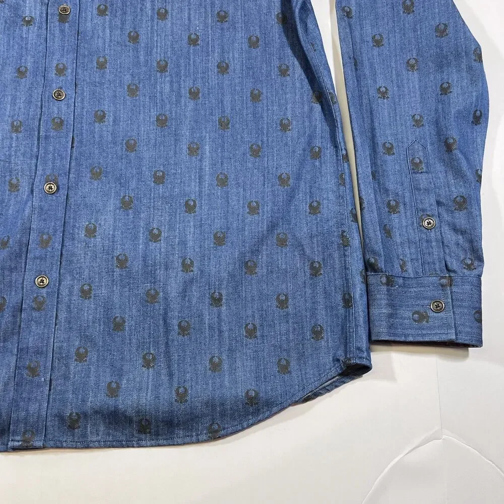 Ubi Workshop Ubisoft Assassin's Creed All Over Print Buttup Up Shirt Men's Large